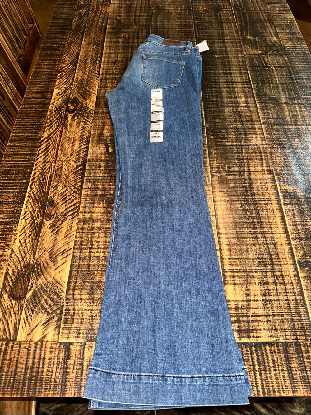 Rock&Roll Denim size 29x34 Mid Ride Trouser Jeans NWT